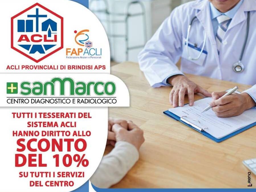 Sconto 10% per i tesserati Acli