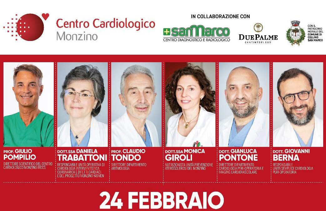 CARDIOMED 2024 a Cellino San Marco con il Centro Cardiologico Monzino