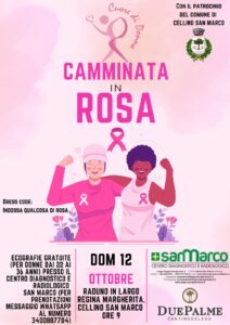 Camminata in rosa cellino san marco